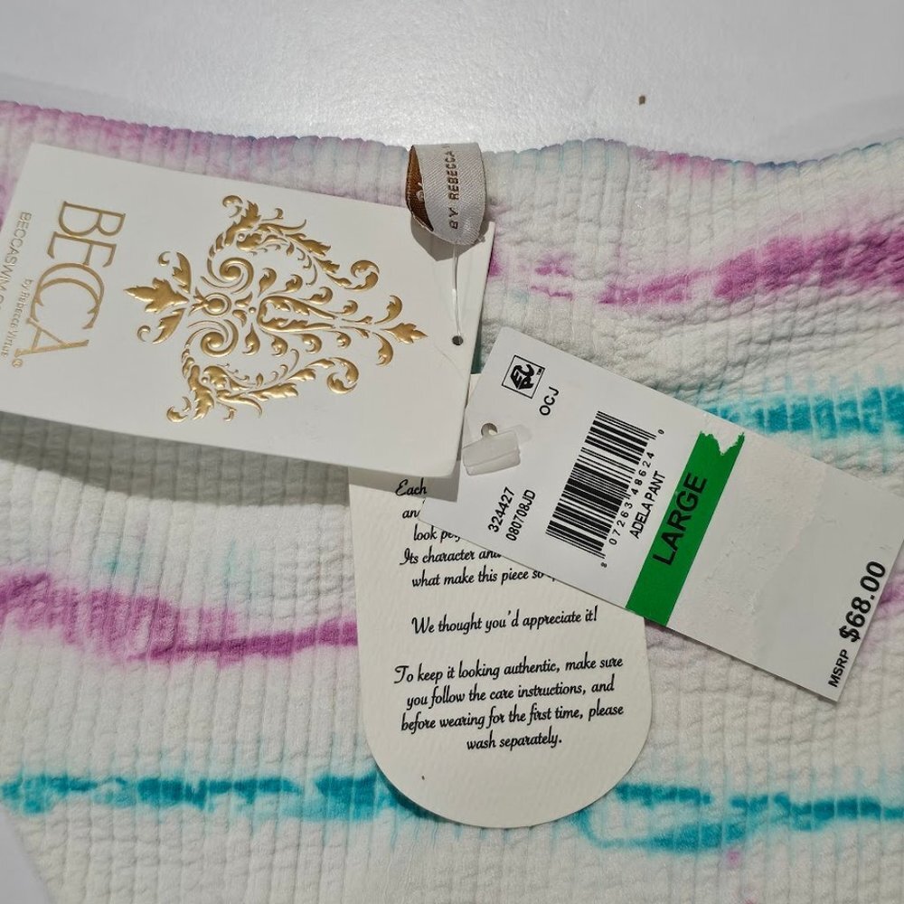 Becca Adela Pucker Swim Bottom Size Large - Picture 7 of 10